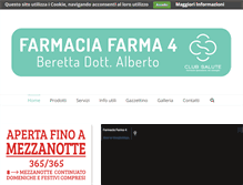 Tablet Screenshot of farmaciafarma4.it